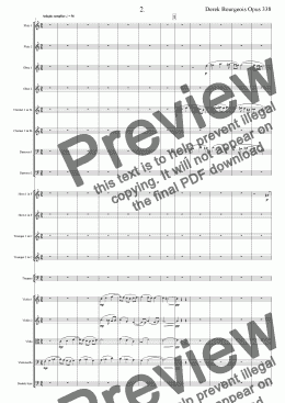 page one of Symphony No 80 2nd movt