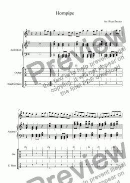 page one of Hornpipe