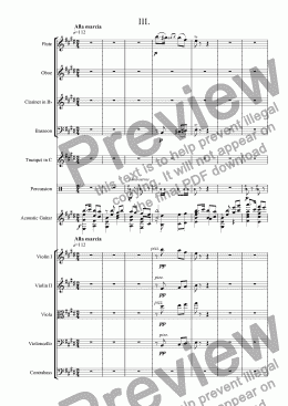 page one of Guitar Concerto: III [+mp3]