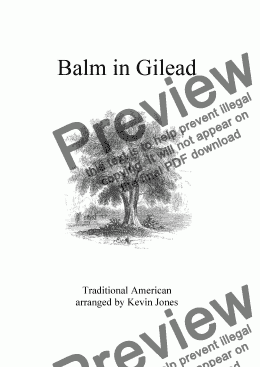 page one of Balm in Gilead