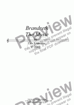 page one of Brandreth - The Music