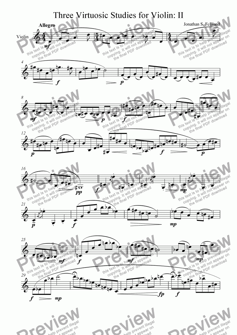 page one of 3 Etudes No.2