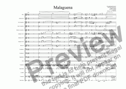 page one of Malaguena