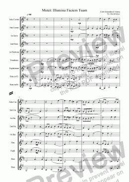 page one of Gesualdo Five part Motet