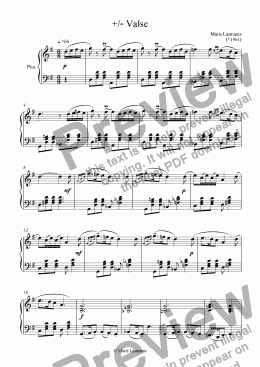 page one of +/- Valse