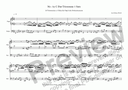 page one of Nr.: 1a C Dur Triosonate 1 Satz