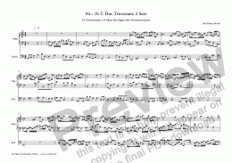 page one of Nr.: 1b C Dur Triosonate 2 Satz