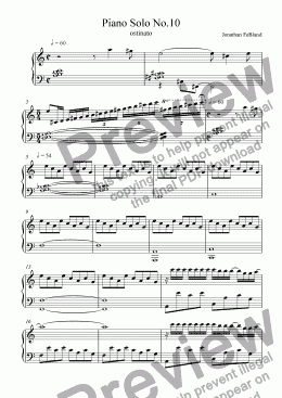 page one of Piano Solo No.10
