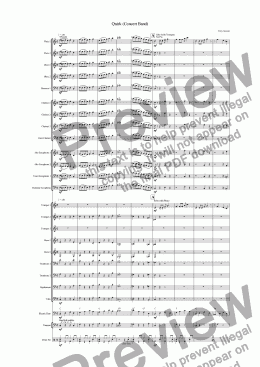 page one of Quirk (Concert Band)
