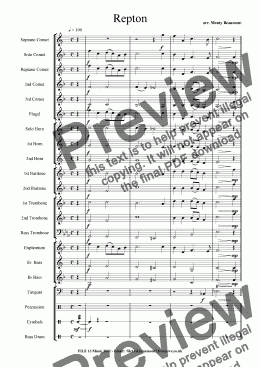 page one of Repton (Brass Band)