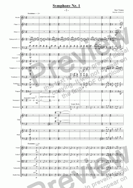 page one of 263-Symphony Nr. 1