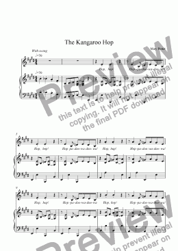 page one of The Kangaroo Hop