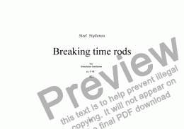 page one of Breaking Time-Rods