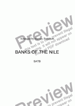 page one of Banks of the Nile