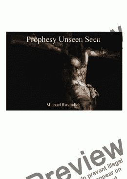 page one of Prophesy Unseen Seen