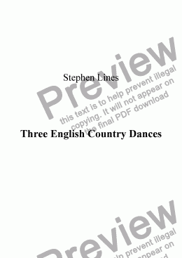 page one of Wind Quartet: Three English Country Dances