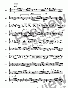 page one of Song for solo violin in F Major, Op.249.sib