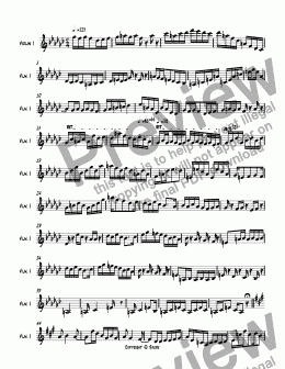 page one of Song for solo violin in G Flat Major, Op. 250.sib