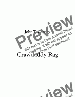 page one of Crawdaddy Rag