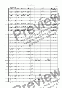 page one of Sprightly Trombone (Rozverný Trombon) /Solo Trombone with the concert band (Blaskapelle)/