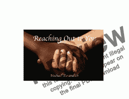 page one of Reaching Out to You