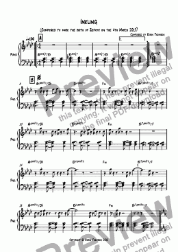page one of Inkling - Zephyr's Tune
