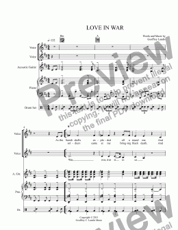 page one of Love in War