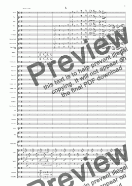page one of Symphony No 09 2nd movement