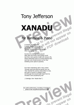 page one of Xanadu