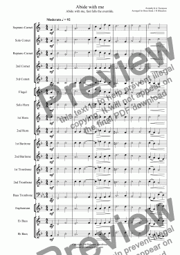 page one of Abide with me