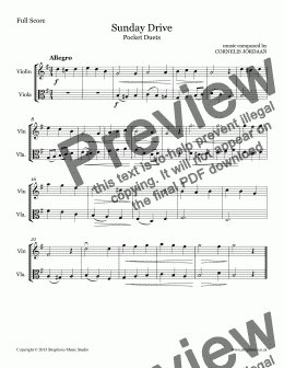 page one of STREPITOSO VIOLIN METHOD : Pocket Duets, for violin & viola