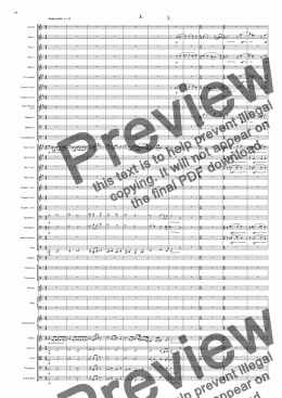 page one of Symphony No 09 3rd movement