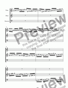 page one of Woodwind Trio1