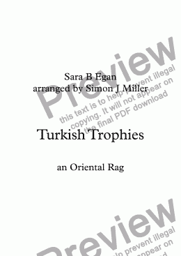 page one of Turkish Trophies