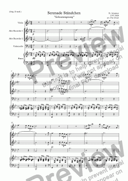 page one of Ständchen (Schubert)