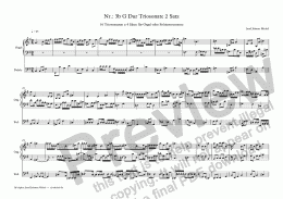 page one of Nr.: 3b G Dur Triosonate 2 Satz