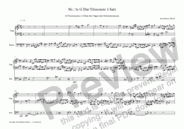 page one of Nr.: 3c G Dur Triosonate 3 Satz