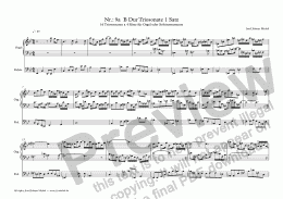 page one of Nr.: 9a  B Dur Triosonate 1 Satz