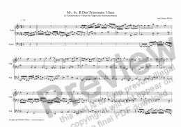 page one of Nr.: 9c  B Dur Triosonate 3 Satz