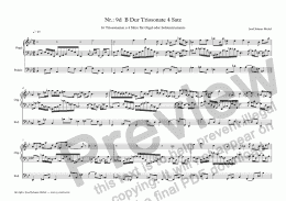 page one of Nr.: 9d  B Dur Triosonate 4 Satz