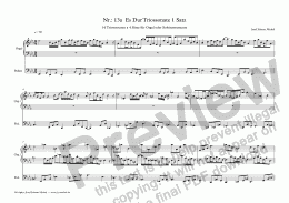 page one of Nr.: 13a  Es Dur Triossonate 1 Satz