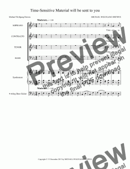 page one of Time-Sensitive Material will be sent to you (SATB)