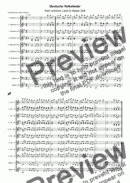 page one of Deutsche Volkslieder for mixed ensembles