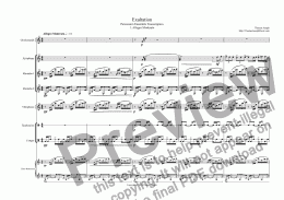 page one of Exultation (Percussion Ensemble) 