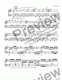 page one of Sonata no.1 mvt 1