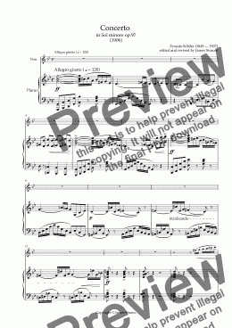 page one of Concerto