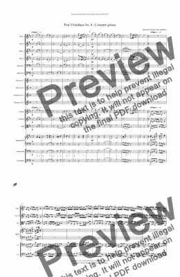 page one of Post Vivaldiana No. 8 - Concerto grosso