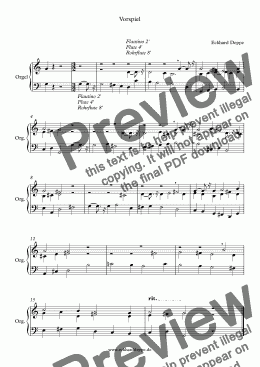page one of ’Nun laßt uns Gott dem Herren’ Choral Vorspiel 