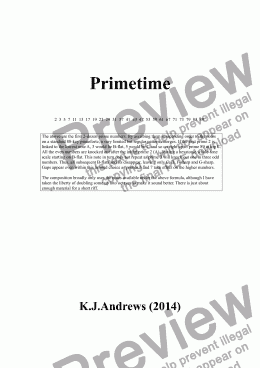 page one of Primetime