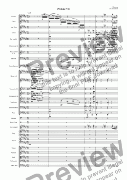 page one of Prelude VII